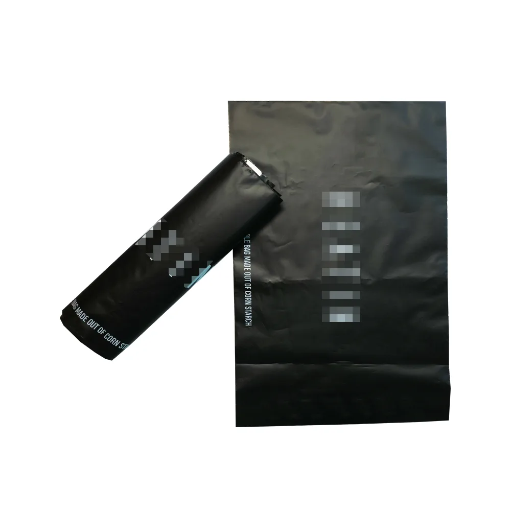 Standard Black Biodegradable Courier Bags Supplier - OZ Bio Pack
